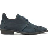 Bueno Shoes 01WD3603 Lacivert Nubuk Kadın Düz Bot