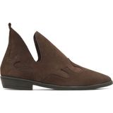 Bueno Shoes 01WD3605 Kahverengi Nubuk Kadın Düz Bot
