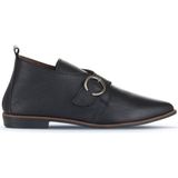Bueno Shoes 01WD3703 Siyah Deri Kadın Düz Bot