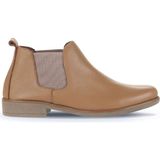 Bueno Shoes 01WD3810 Kahverengi Deri Düz Kadın Bot
