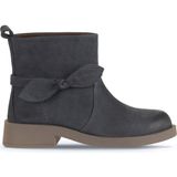 Bueno Shoes 01WD3904 Gri Nubuk Kadın Topuklu Bot