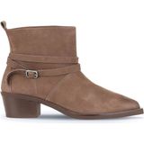 Bueno Shoes 01WD4006 Kahverengi Nubuk Topuklu Kadın Bot