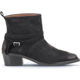 Bueno Shoes 01WD4006 Siyah Nubuk Topuklu Kadın Bot