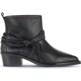 Bueno Shoes 01WD4007 Siyah Deri Topuklu Kadın Bot