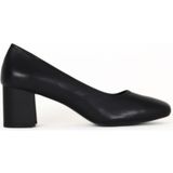Bueno Shoes 01WE5601 Siyah Deri Kadın Topuklu Ayakkabı