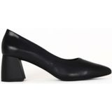 Bueno Shoes 01WE5801 Siyah Deri Kadın Topuklu Ayakkabı