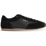 Bueno Shoes 01WE6700 Siyah Deri Süet Kadın Düz Ayakkabı