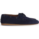 Bueno Shoes 01WE6702 Lacivert Süet Kadın Düz Ayakkabı