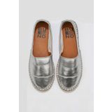 Bueno Shoes 01WJ0300 Gümüş Deri Kadın Sandalet