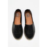 Bueno Shoes 01WJ0300 Siyah Deri Kadın Sandalet