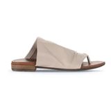 Bueno Shoes 01WJ2226 Gri Deri Parmak Arası Kadın Terlik