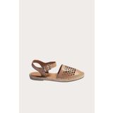 Bueno Shoes 01wl0453 Kahverengi Deri Kadın Düz Sandalet