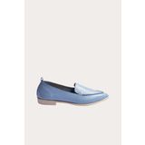 Bueno Shoes 01WN0128 Mavi Kadın Düz Babet