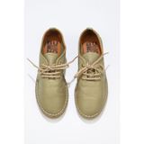 Bueno Shoes 01WN1617 Haki Deri Kadın Espadril Ayakkabı