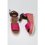 Bueno Shoes 01WN3601 Fuşya Deri Kadın Sandalet