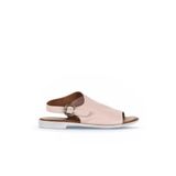 Bueno Shoes 01WN5000 Beyaz Deri Kadın Düz Sandalet