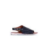 Bueno Shoes 01WN5000 Siyah Deri Kadın Sandalet