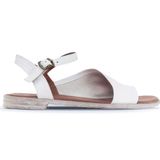Bueno Shoes 01WN5001 Beyaz Deri Kadın Sandalet