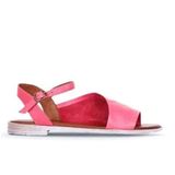 Bueno Shoes 01WN5001 Fuşya Deri Kadın Düz Sandalet
