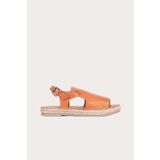 Bueno Shoes 01WQ1125 Taba Kadın Deri Espadril Sandalet
