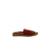 Bueno Shoes 01WQ9103 Kırmızı Deri Kadın Düz Terlik