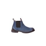 Bueno Shoes 01WR0901 Mavi Nubuk Kadın Bot