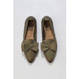 Bueno Shoes 01WR3117 Taba Deri Kadın Topuklu Babet