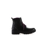 Bueno Shoes 01WR4905 Siyah Lila Flotter Deri Kadın Bot