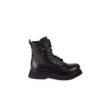 Bueno Shoes 01WR8803 Siyah Deri Kadın Bot