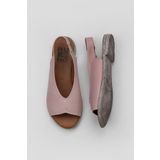 Bueno Shoes 01WS2512 Gül Kurusu Deri Kadın Düz Sandalet
