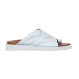 Bueno Shoes 01WS2809 Turkuaz Deri Parmak Arası Kadın Terlik