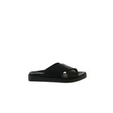 Bueno Shoes 01ws2817 Siyah Deri Düz Kadın Terlik