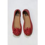 Bueno Shoes 01ws4807 Fuşya Deri Kadın Babet