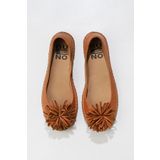 Bueno Shoes 01WS4807 Taba Deri Kadın Babet