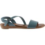 Bueno Shoes 01WS6012 Mavi Deri Kadın Sandalet