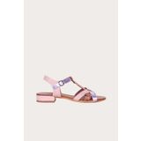 Bueno Shoes 01WS6109 Bueno Turuncu Deri Kadın Düz Sandalet