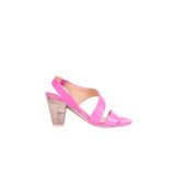 Bueno Shoes 01WS6700 Fuşya Deri Kadın Topuklu Sandalet
