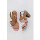 Bueno Shoes 01WS6700 Pudra Deri Kadın Topuklu Ayakkabı