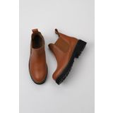 Bueno Shoes 01WT0801 Taba Açık Flotter Deri Kadın Düz Bot
