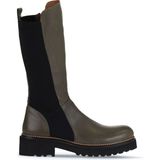 Bueno Shoes 01WT0803 Haki Deri Düz Kadın Çizme