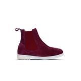 Bueno Shoes 01WT3300 Bordo Süet Kadın Düz Bot