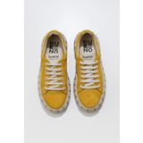 Bueno Shoes 01WT3401 Sarı Süet Kadın Dolgu Topuklu Spor Ayakkabı