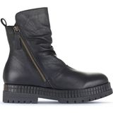 Bueno Shoes 01WT3800 Siyah Deri Kadın Düz Bot