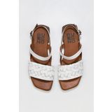 Bueno Shoes 01wu1810 Beyaz Deri Kadın Sandalet