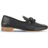 Bueno Shoes 01WU2109 Siyah Deri Kadın Loafer