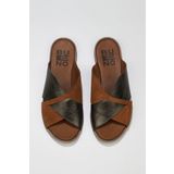 Bueno Shoes 01WU3000 Taba Haki Süet-Deri Kadın Düz Terlik