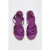 Bueno Shoes 01WU3004 Lila Deri Kadın Sandalet