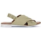Bueno Shoes 01WU3005 Haki Deri Kadın Sandalet