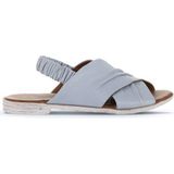 Bueno Shoes 01WU3005 Mavi Açık Deri Kadın Sandalet