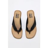 Bueno Shoes 01WU3400 Siyah Deri Kadın Sandalet
